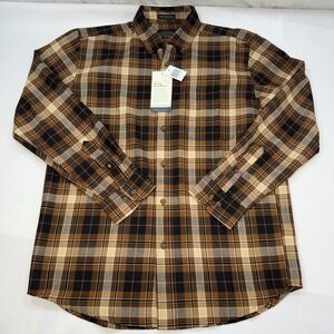 NEW Sir Pendleton AirLoom 100% Virgin Merino Wool Plaid Shirt Mens Medium $179